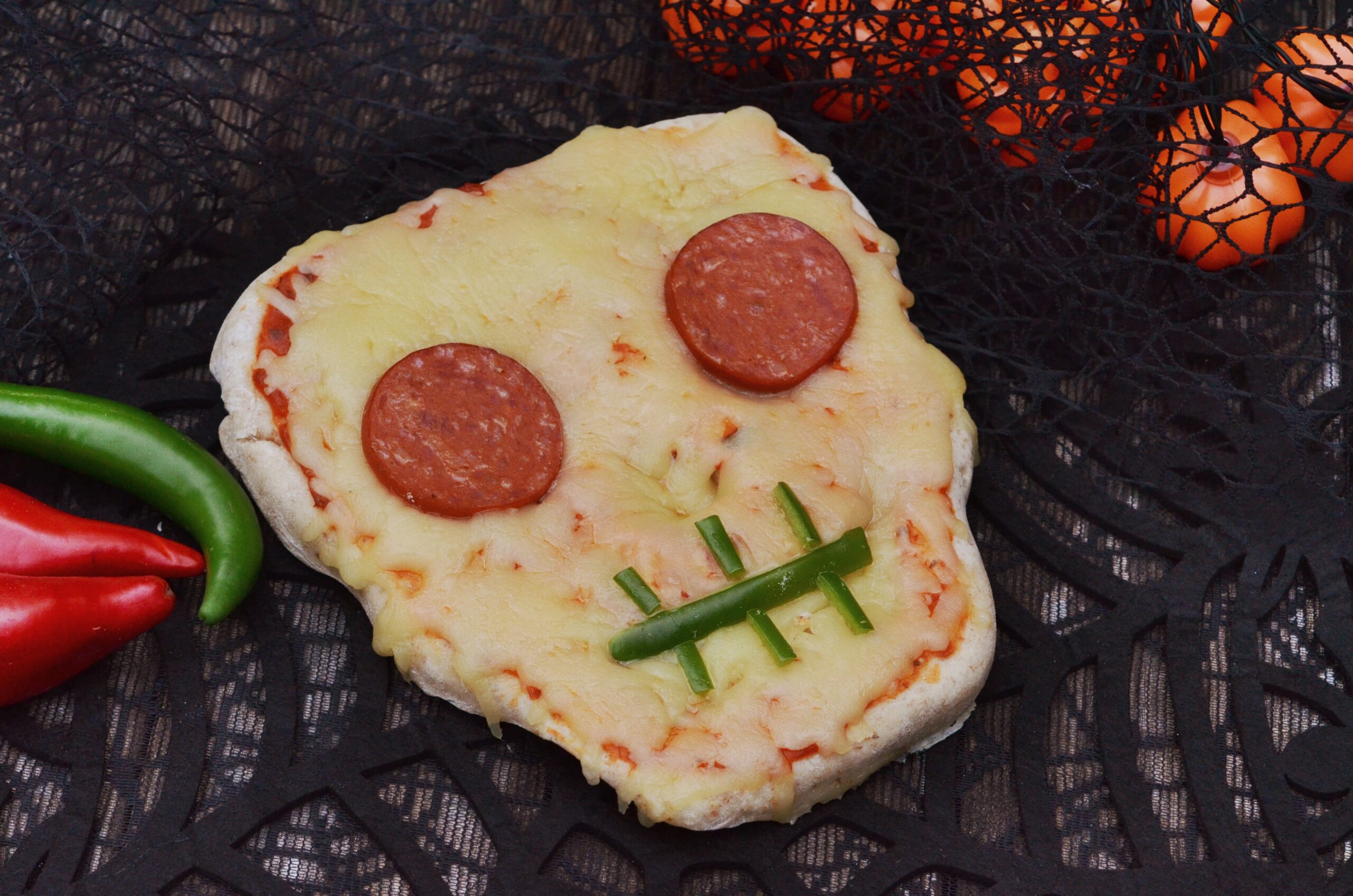 Halloween Skeleton Pizza Recipe