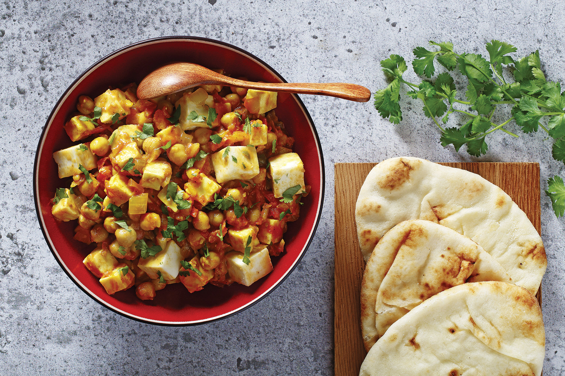 Chickpea and Paneer Bowl recipe