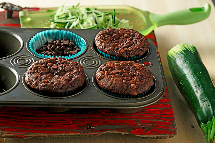 Gluten-Free Chocolate Zucchini Muffins Recipe