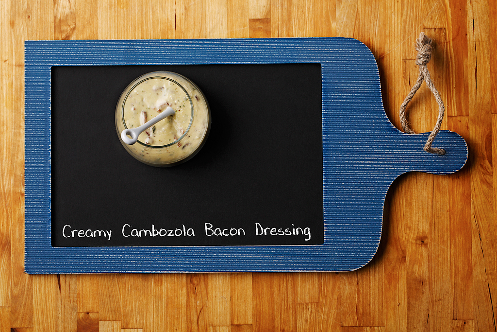Creamy Cambozola Bacon Dressing Recipe