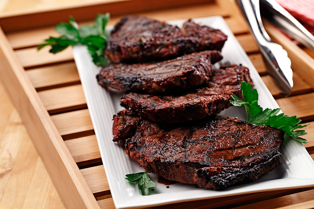 Horseradish and Grainy Dijon Marinated Steak Recipe