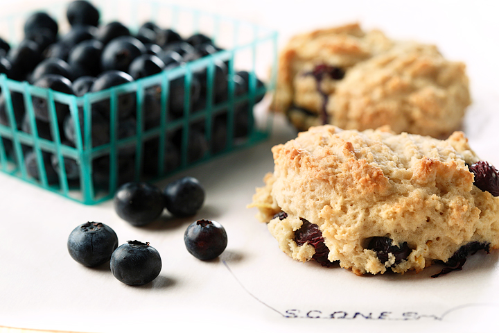 Gluten-Free Lemon Blueberry Scones Recipe