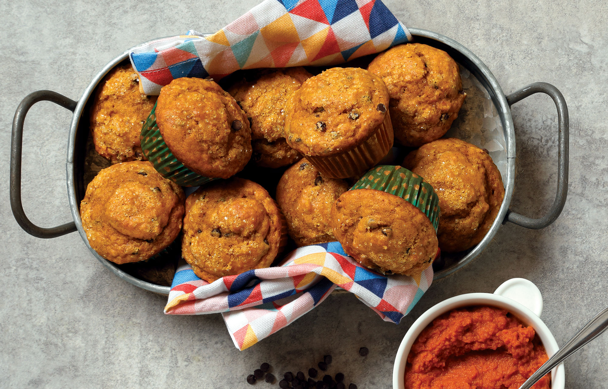Pumpkin Chocolate Chip Muffins recipe