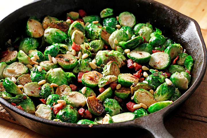 Roasted Brussel Sprouts with Pancetta Recipe
