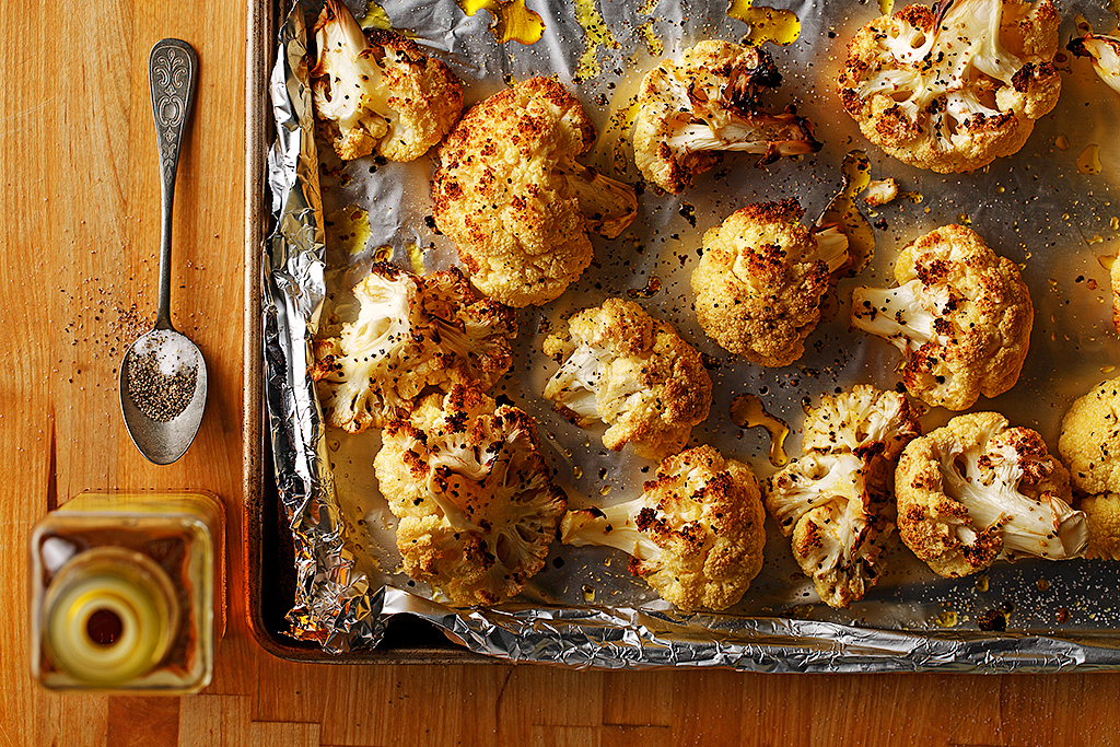 Roasted Cauliflower with Virgin Canola Oil Recipe