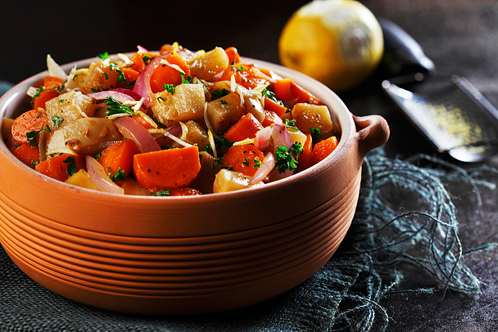 Sauteed Roots with Honey Lemon Recipe