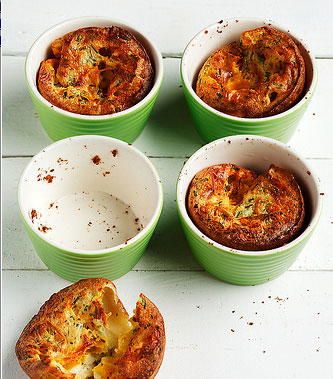 Herbed and Cheddar Popover Recipe