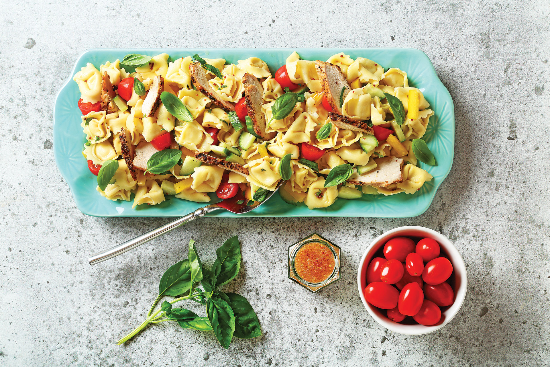 Mediterranean Bellybutton Salad recipe