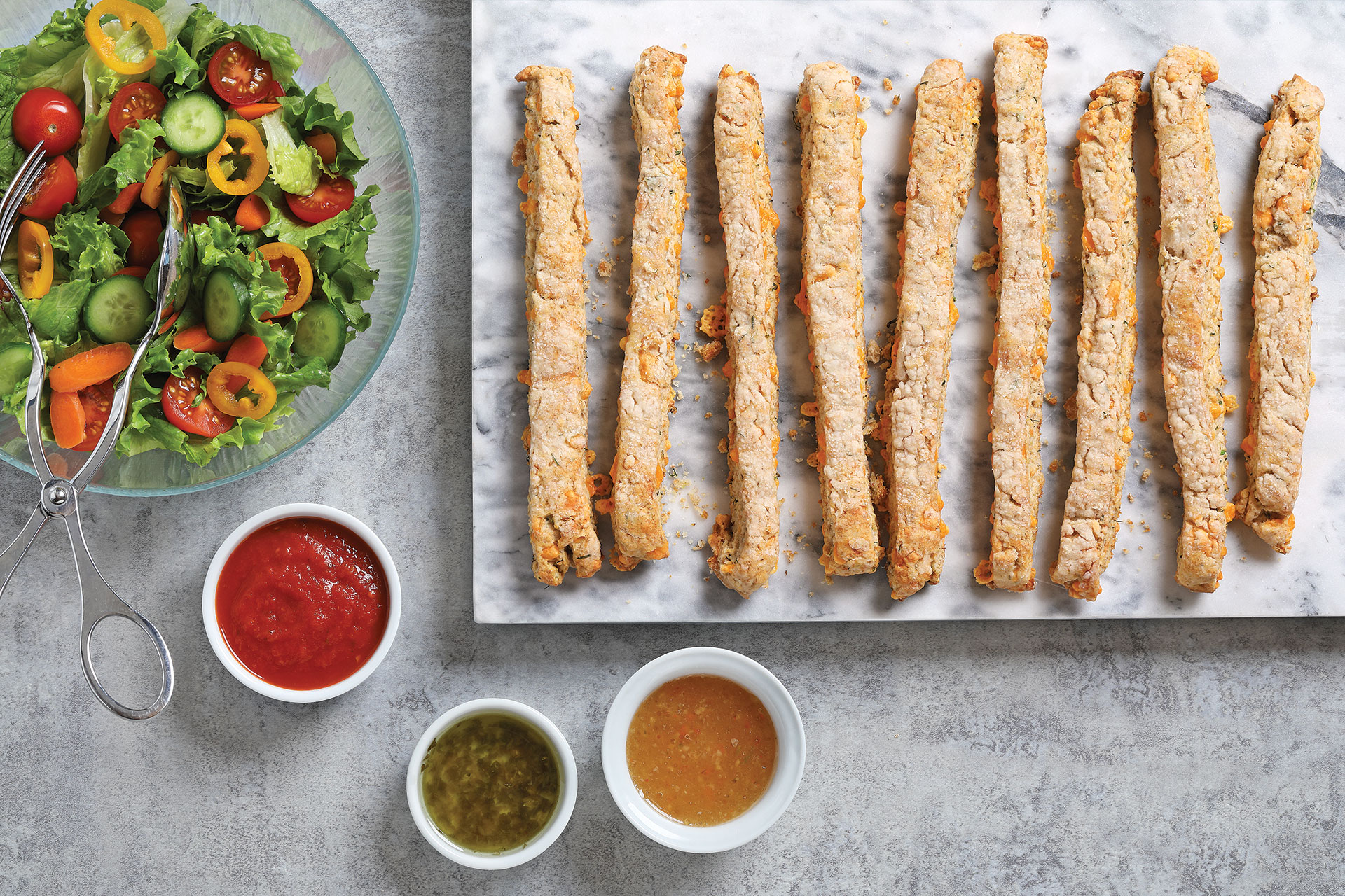 Double Cheese Garlic Herb Sticks recipe